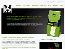 Tablet Screenshot of ezipop.com